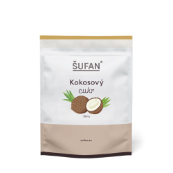 Kokosový cukr ŠUFAN, kompletní obal i s etiketou