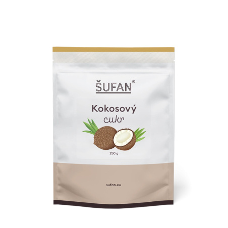 Kokosový cukr ŠUFAN, kompletní obal i s etiketou