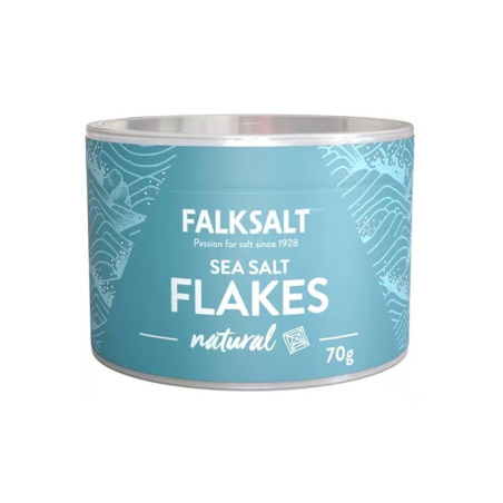 Přírodní vločková mořská sůl Falksalt, balení