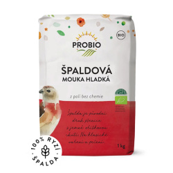 Hladká špaldová mouka PROBIO v BIO kvalitě, balení