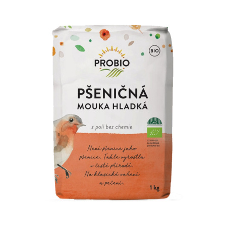 Hladká pšeničná mouka PROBIO v BIO kvalitě, balení