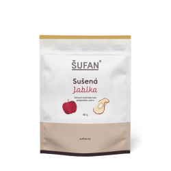 Sušená jablka ŠUFAN, produkt tak, jak ho dostanete