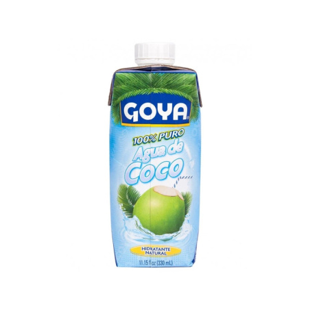 Kokosová voda Goya se 100% podílem kokosu, celkový pohled na obal