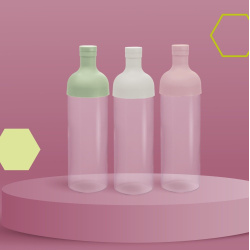 Detail víčka a vložky lahve Leaf InFusion pro sypaný čaj