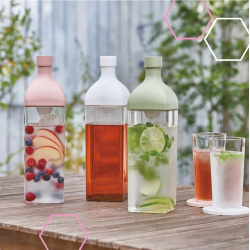 Další láhev ze sady Leaf InFusion, pohled na uzávěr a tělo