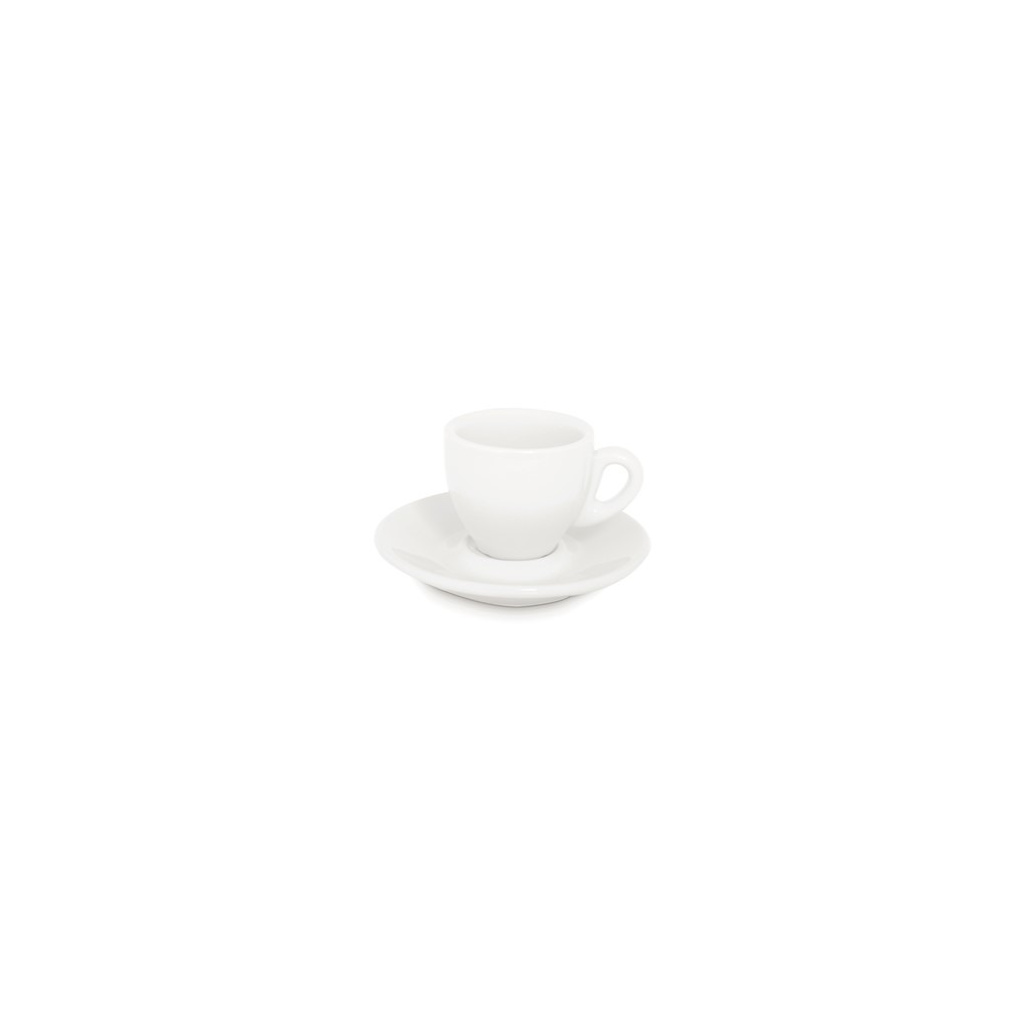 Keramický hrníček s podšálkem CSP na espresso, celkový pohled