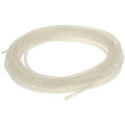 Silikonová hadice stočená do klubka, ukazuje celou dodávanou délku