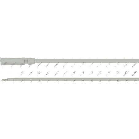 Dlouhý bílý kabel sondy a na jednom konci malý bílý konektor