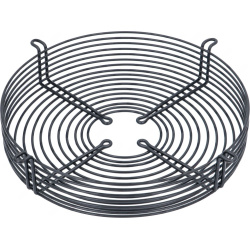 Kulatá drátěná mřížka na ventilátor se čtyřmi úchyty na obvodu
