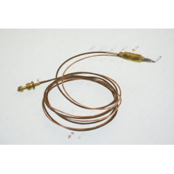 Termočlánek: tenký měděný kabel stočený do kruhu, na jednom konci mosazná koncovka, na druhém připojovací hlavice Termočlánek: tenký měděný kabel stočený do kruhu, na jednom konci mosazná koncovka, na druhém připojovací hlavice