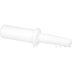 Bílé plastové pěchovadlo se šroubovitým tvarem a zúženým koncem pro mlýnek na maso, ø 51x130 mm Bílé plastové pěchovadlo se šroubovitým tvarem a zúženým koncem pro mlýnek na maso, ø 51x130 mm