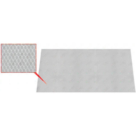 Sáčky s kanálky, fólie s kosočtverečným vroubkováním, na rohu je detail struktury, rozměr 250x350 mm