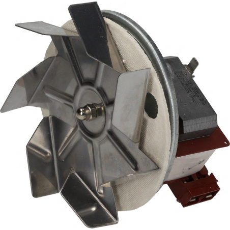 Elektromotor 45 W s kovovým lopatkovým kolem určený pro trouby