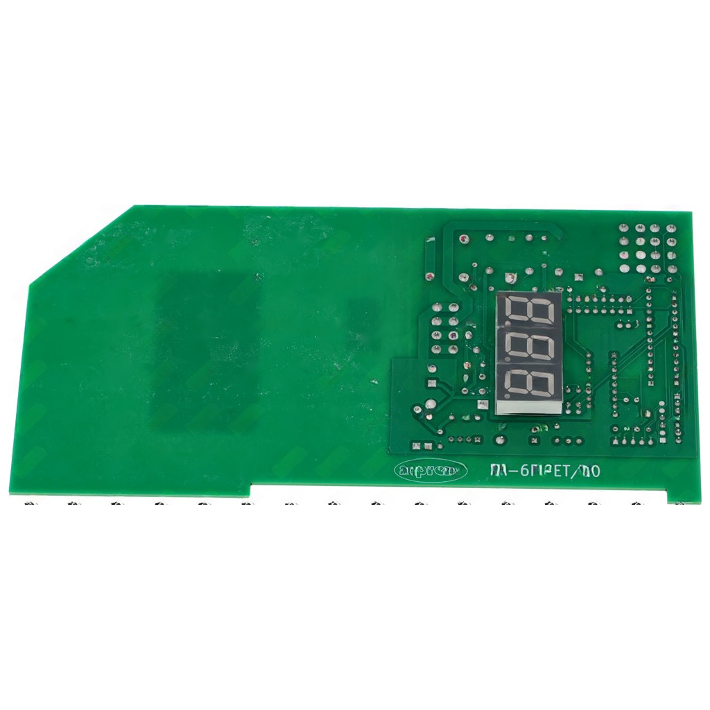Elektronická řídicí deska 200x104 mm, zelená plošná deska s trojmístným LED displejem