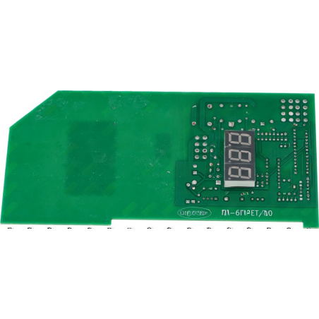 Elektronická řídicí deska 200x104 mm, zelená plošná deska s trojmístným LED displejem