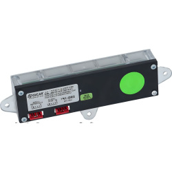 Tlačítkový panel s 5 tlačítky WEGA, pohled na zadní elektronickou desku se dvěma konektory
