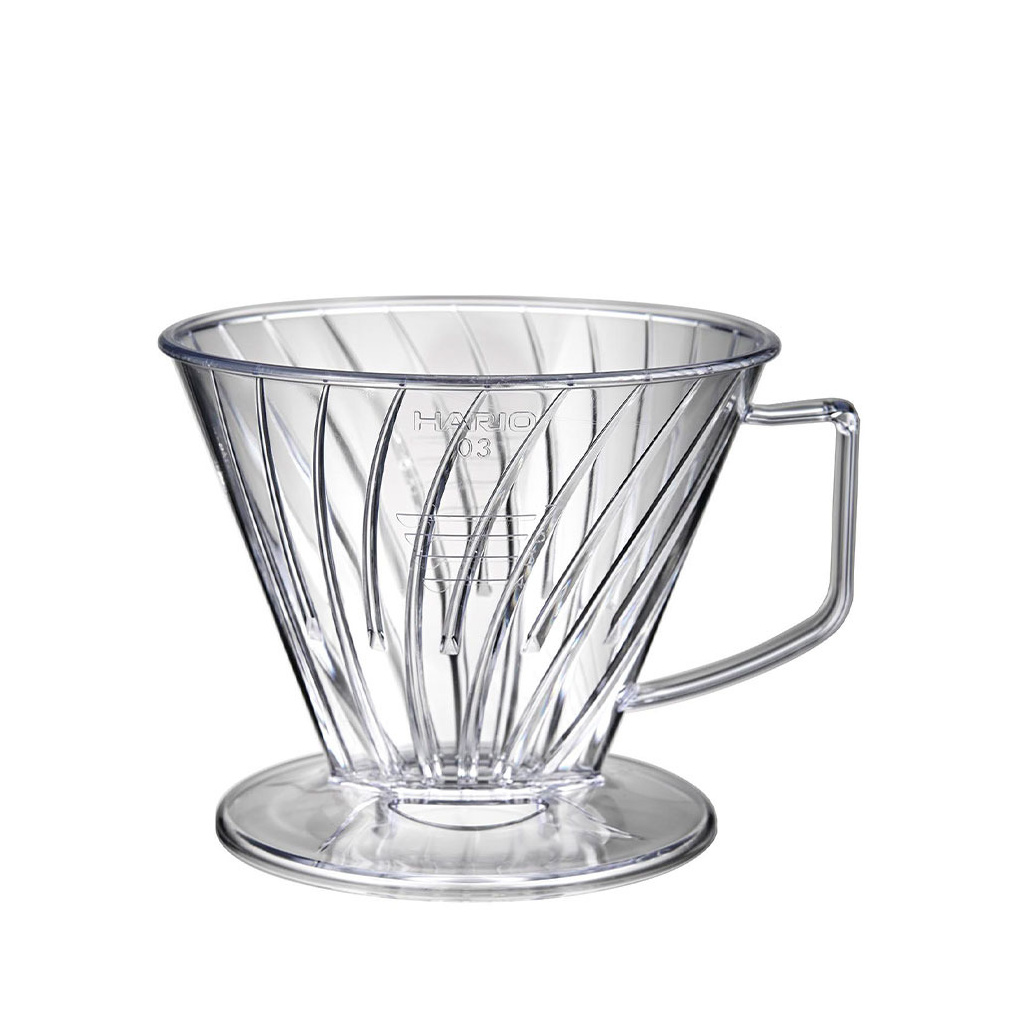 Čirý překapávač Hario Pegasus Dripper 03 na 4 až 7 šálků, celkový pohled