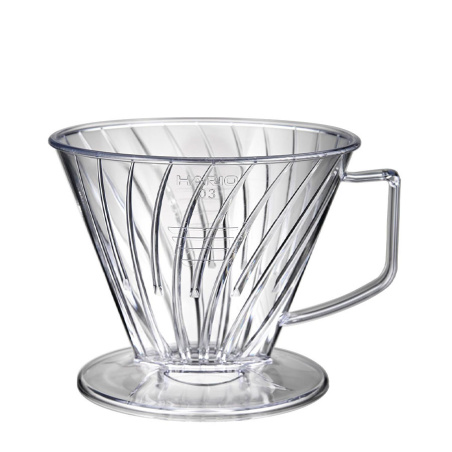 Čirý překapávač Hario Pegasus Dripper 03 na 4 až 7 šálků, celkový pohled