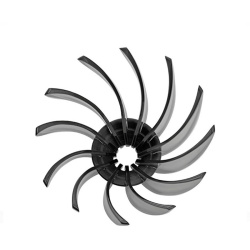 Žebra driperu Suiren Smokey Black zblízka
