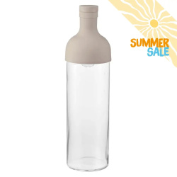 Láhev Hario Filter in Bottle 750 ml na studený čaj v odstínu Dune, celkový pohled