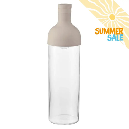 Láhev Hario Filter in Bottle 750 ml na studený čaj v odstínu Dune, celkový pohled