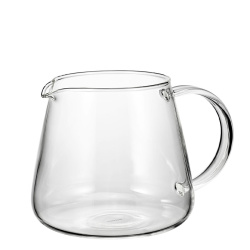 Skleněná konvička Hario V60 Barista Server, celkový pohled