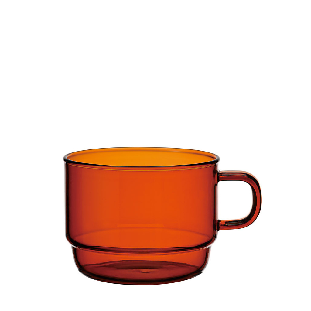 Hrnek z varného skla Hario Colors Stack Mug o objemu 300 ml, celkový pohled
