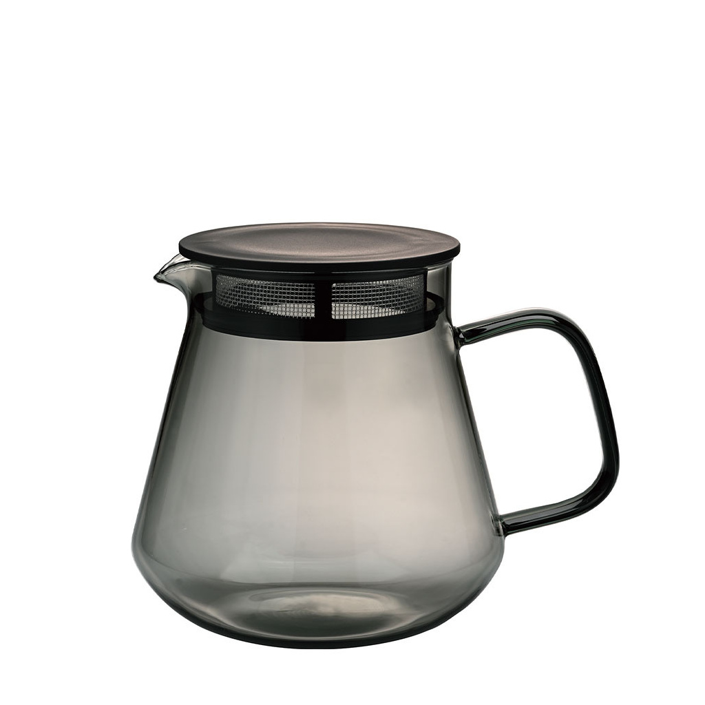 Šedá konvice Hario Colors na čaj a kávu o objemu 600 ml, celkový pohled Šedá konvice Hario Colors na čaj a kávu o objemu 600 ml, celkový pohled