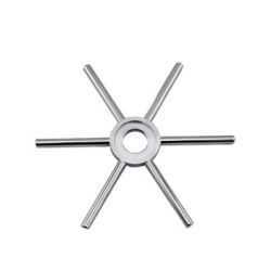 Hvězdice Rhinowares pro ostřik konviček o průměru 123 mm, celkový pohled