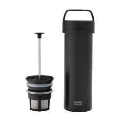 Espro P0 Ultralight v barvě meteoritová čerň, kompletní lis