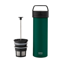 Espro P0 Ultralight Evergreen, cestovní kávový lis jako celek