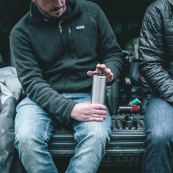 Espro P0 Ultralight Brushed rozložený na součásti