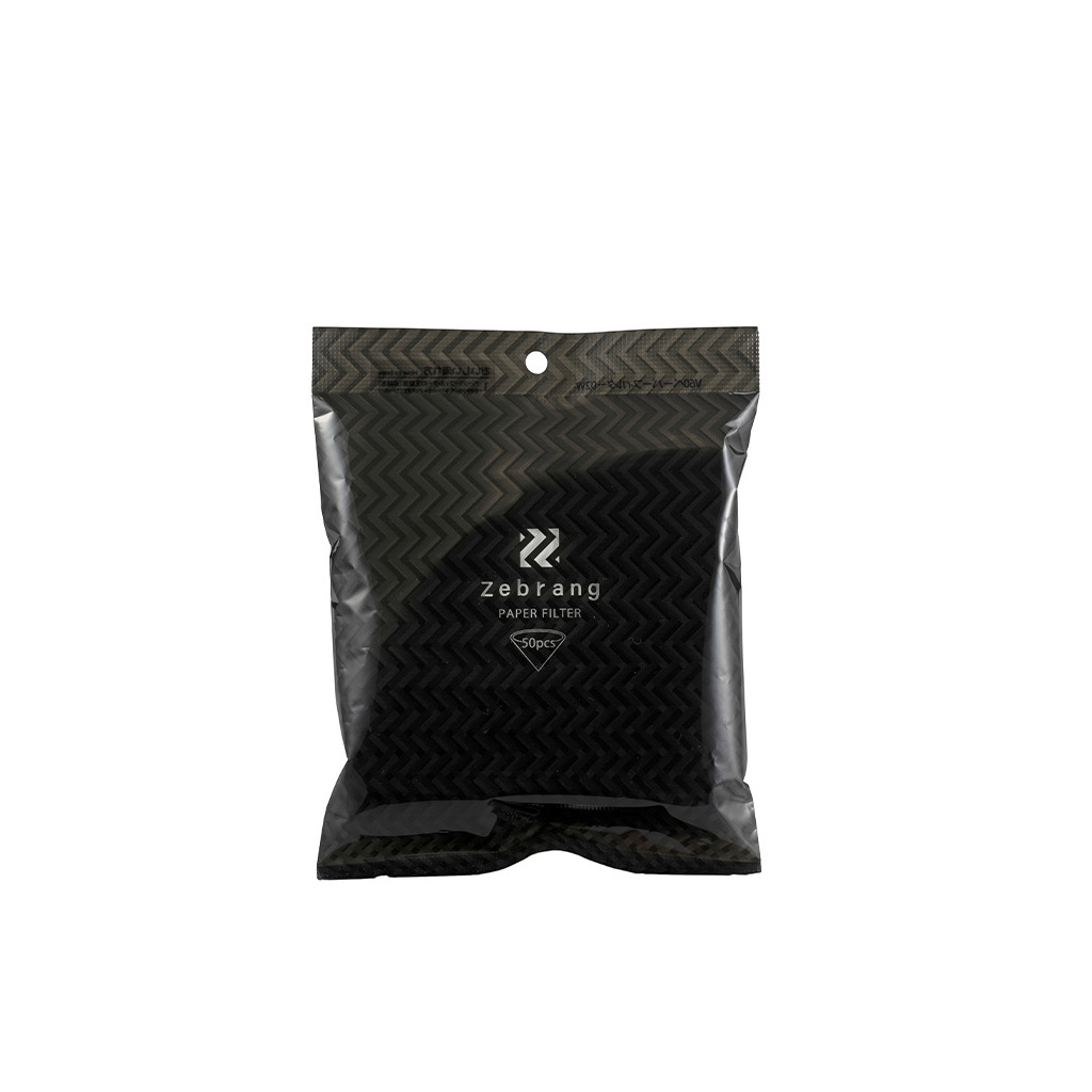 Hario Zebrang, balení bílých papírových filtrů V60 01, 50 kusů