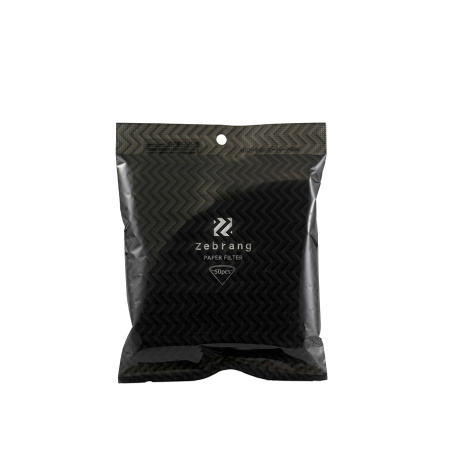 Hario Zebrang, balení bílých papírových filtrů V60 01, 50 kusů