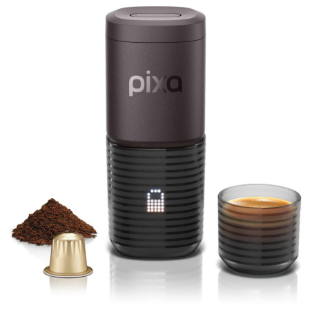 Cestovní kávovar Wacaco Pixapresso v odstínu Dark Burgundy