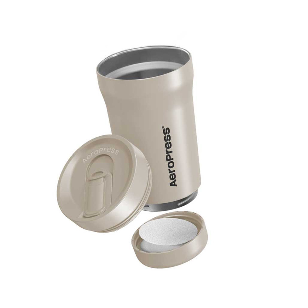 Béžový cestovní termohrnek AeroPress Travel Tumbler, 470 ml Béžový cestovní termohrnek AeroPress Travel Tumbler, 470 ml