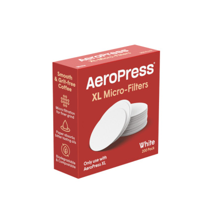 Papírové filtry pro AeroPress XL, balení po 200 kusech