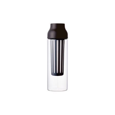 Hnědá konvice Kinto Capsule na cold brew s objemem 1 litr