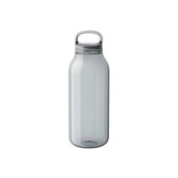 Šedá láhev na vodu Kinto Loop o objemu 500 ml zepředu