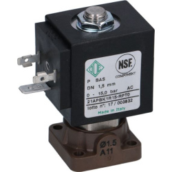 Dvoucestný solenoidní ventil ODE, 24 VAC, příkon 8 W Dvoucestný solenoidní ventil ODE, 24 VAC, příkon 8 W