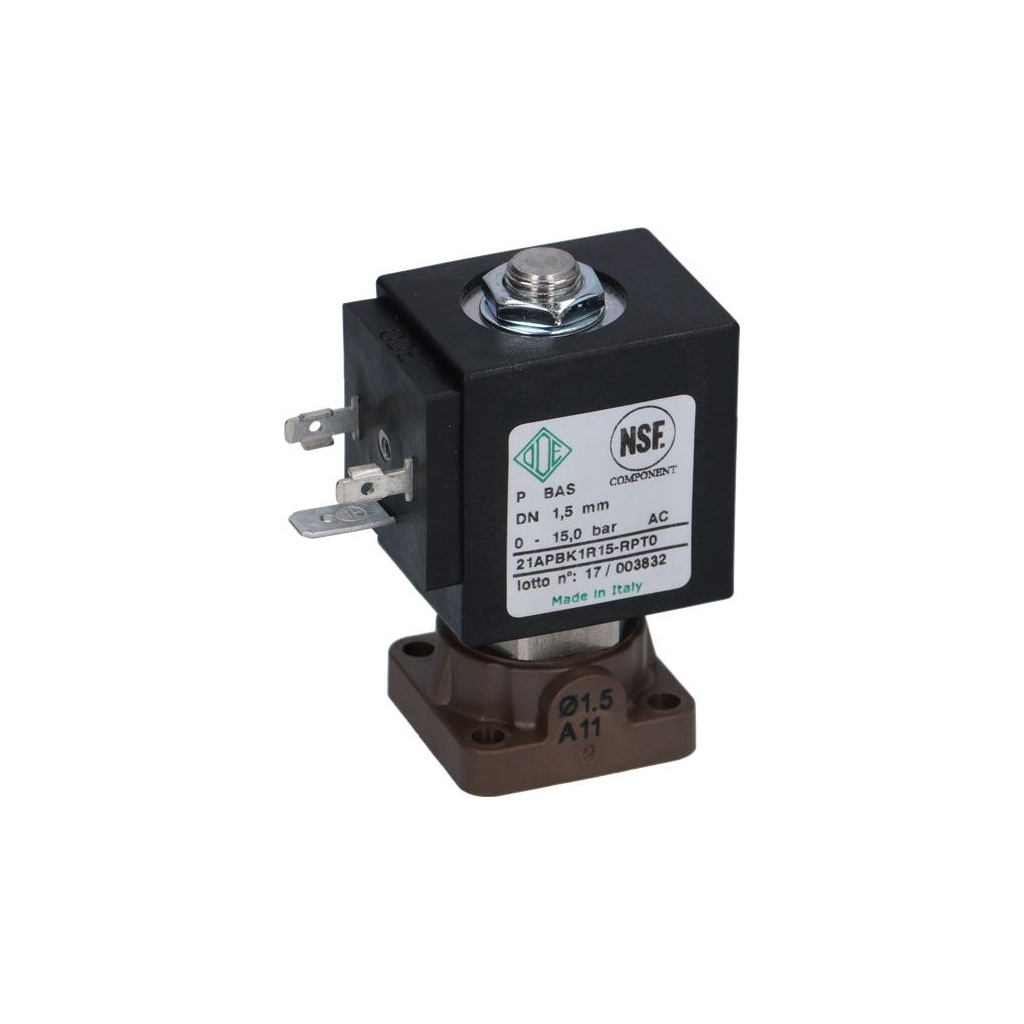 Dvoucestný solenoidní ventil ODE, 24 VAC, příkon 8 W Dvoucestný solenoidní ventil ODE, 24 VAC, příkon 8 W