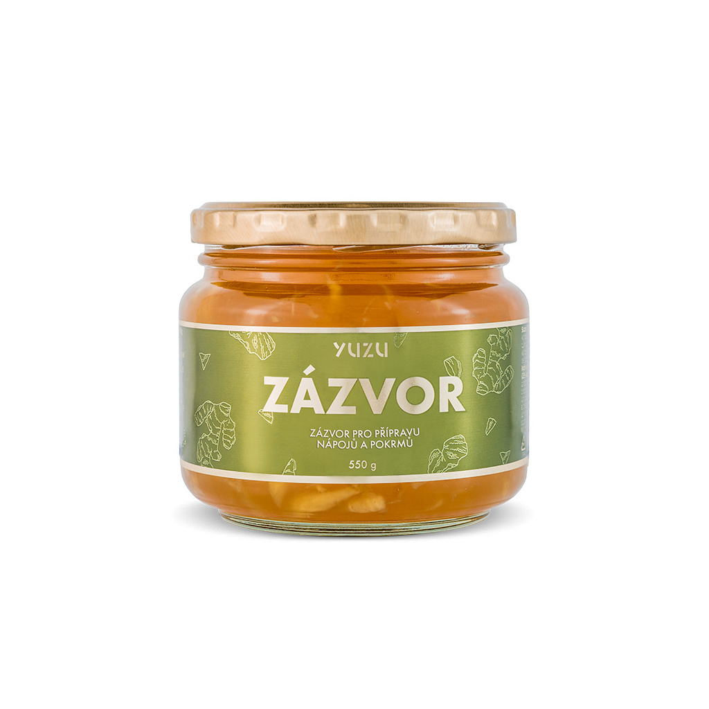 Zázvor by Yuzu v balení 550 g, pohled zepředu na obal