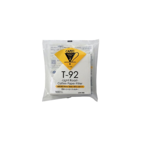 Papírové filtry Cafec Light Roast T-92 pro V60-02, 100 kusů