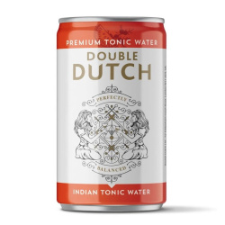 Šest lahviček Double Dutch Indian Tonic Water po 150 ml