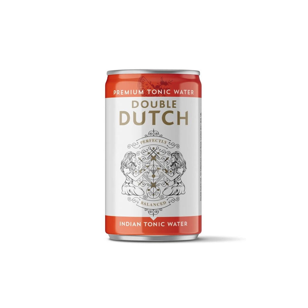 Šest lahviček Double Dutch Indian Tonic Water po 150 ml