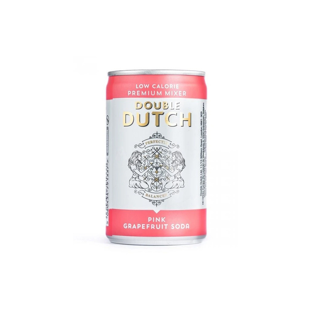 Šest lahviček Double Dutch Pink Grapefruit Soda, 150 ml