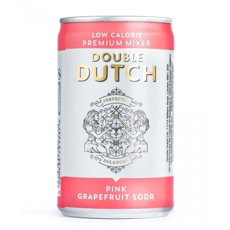 Šest lahviček Double Dutch Pink Grapefruit Soda, 150 ml