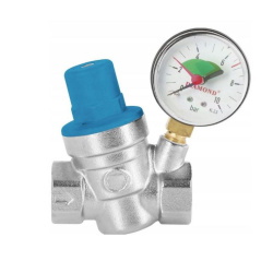 Redukční ventil s manometrem na vodu, závit 1/2" Redukční ventil s manometrem na vodu, závit 1/2"