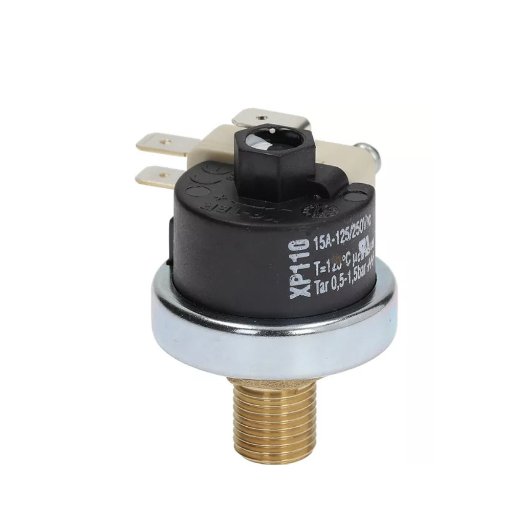 Tlakový spínač XP110 pro rozsah 0,5 až 1,5 bar, závit 1/4"M Tlakový spínač XP110 pro rozsah 0,5 až 1,5 bar, závit 1/4"M