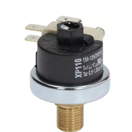 Tlakový spínač XP110 pro rozsah 0,5 až 1,5 bar, závit 1/4"M